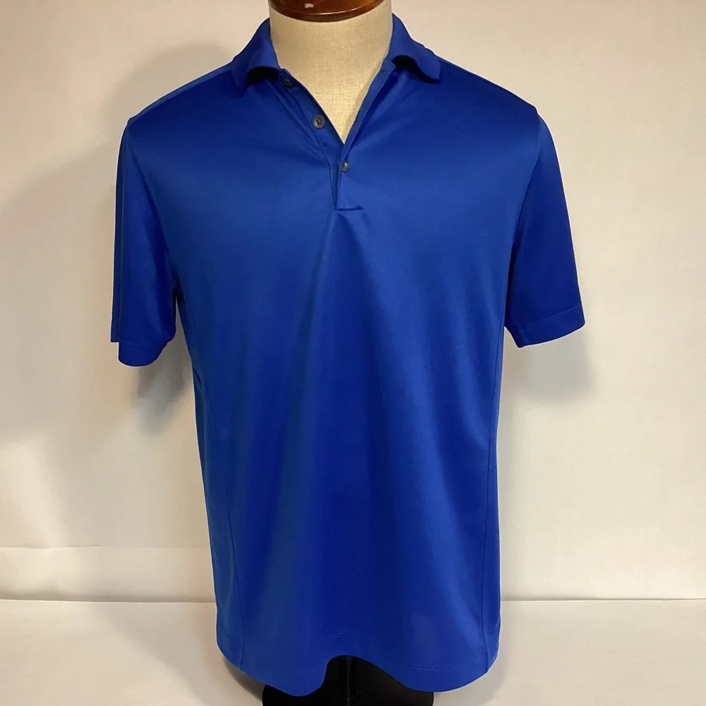 Nike Golf Blue golf polo Dri-fit shirt men’s size medium